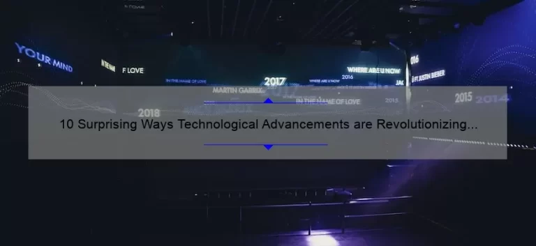 10 Surprising Ways Technological Advancements are Revolutionizing Our Lives [And How You Can Benefit]