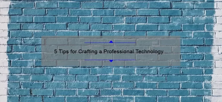 5 Tips for Crafting a Professional Technology LinkedIn Background [Plus a Success Story]