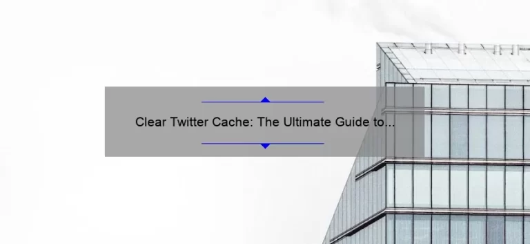 Clear Twitter Cache: The Ultimate Guide to Boosting Your Device’s Performance [iPhone & iPad Users]