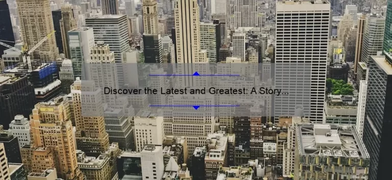 Discover the Latest and Greatest: A Story of New and Upcoming Technology [With Stats and Solutions]