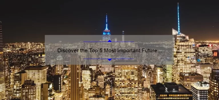 Discover the Top 5 Most Important Future Technologies [with Stats and Solutions] – A Must-Read for Tech Enthusiasts