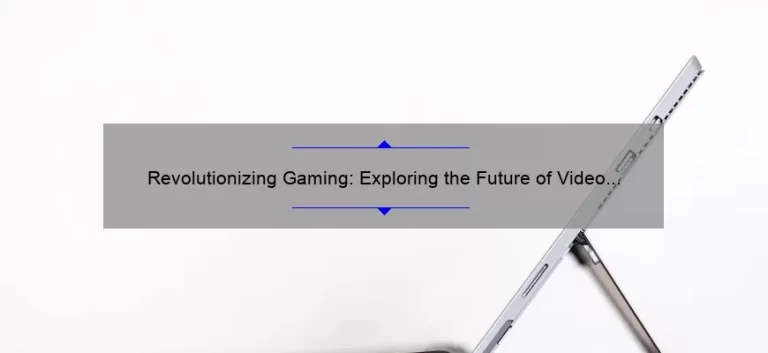 Revolutionizing Gaming: Exploring the Future of Video Gaming Technology [Infographic]