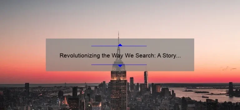 Revolutionizing the Way We Search: A Story of Google’s New Technology [Infographic]