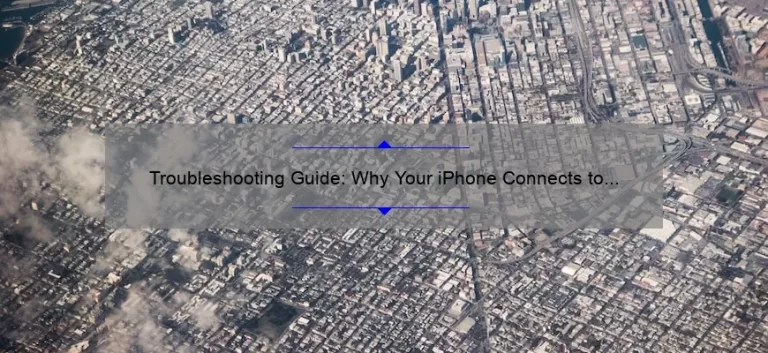 Troubleshooting Guide: Why Your iPhone Connects to WiFi But Has No Internet Access [Solving the Common Problem]