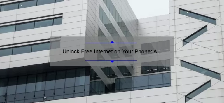 Unlock Free Internet on Your Phone: A Personal Story and 5 Proven Solutions [2021 Stats]