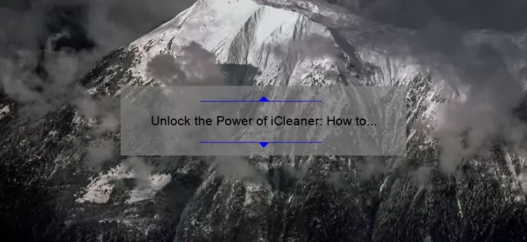 Unlock the Power of iCleaner: How to Install iCleaner Pro Without Jailbreaking Your iPhone [Step-by-Step Guide with Stats and Tips]