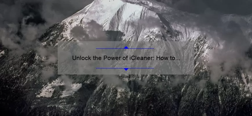 Unlock the Power of iCleaner: How to Install iCleaner Pro Without Jailbreaking Your iPhone [Step-by-Step Guide with Stats and Tips]