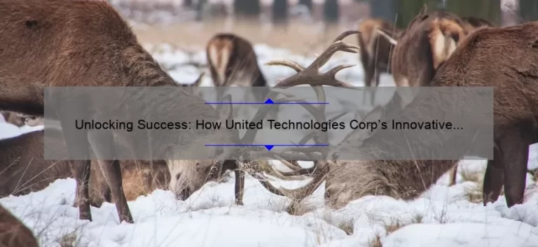 Unlocking Success: How United Technologies Corp’s Innovative Strategies Boosted Revenue [Case Study + Stats]