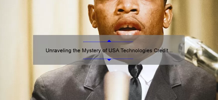 Unraveling the Mystery of USA Technologies Credit Card Charges on Reddit: A Comprehensive Guide [with Real Stories and Stats]