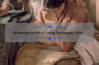 Mastering the Art of Listing Technology Skills on Your Resume: A Step-by-Step Guide [with Examples and Stats]