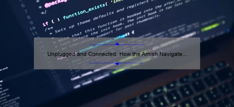 Unplugged and Connected: How the Amish Navigate Technology [A Story of Tradition and Innovation] – Tips and Stats for a Balanced Lifestyle